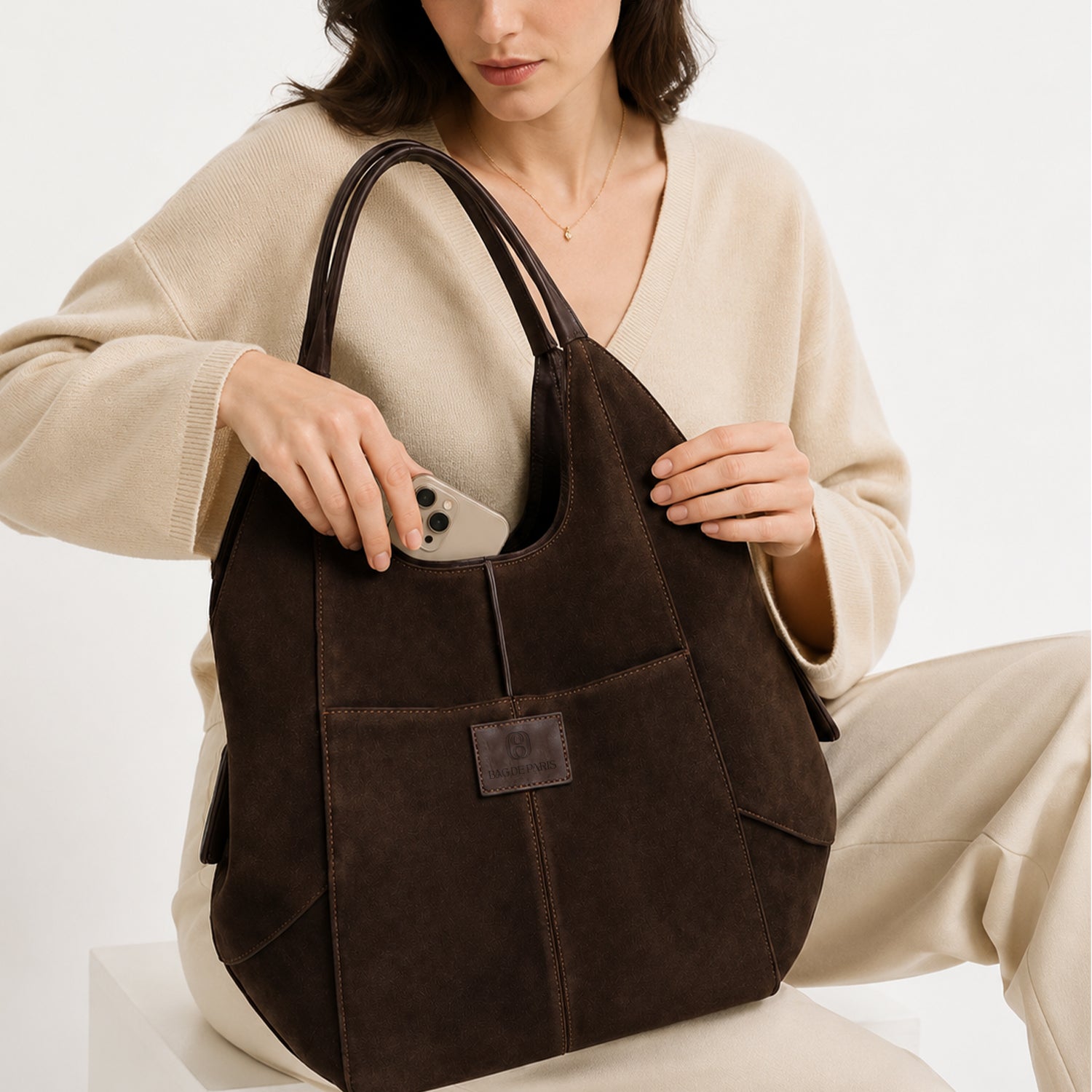 Amaya Suede Hobo - 013DB