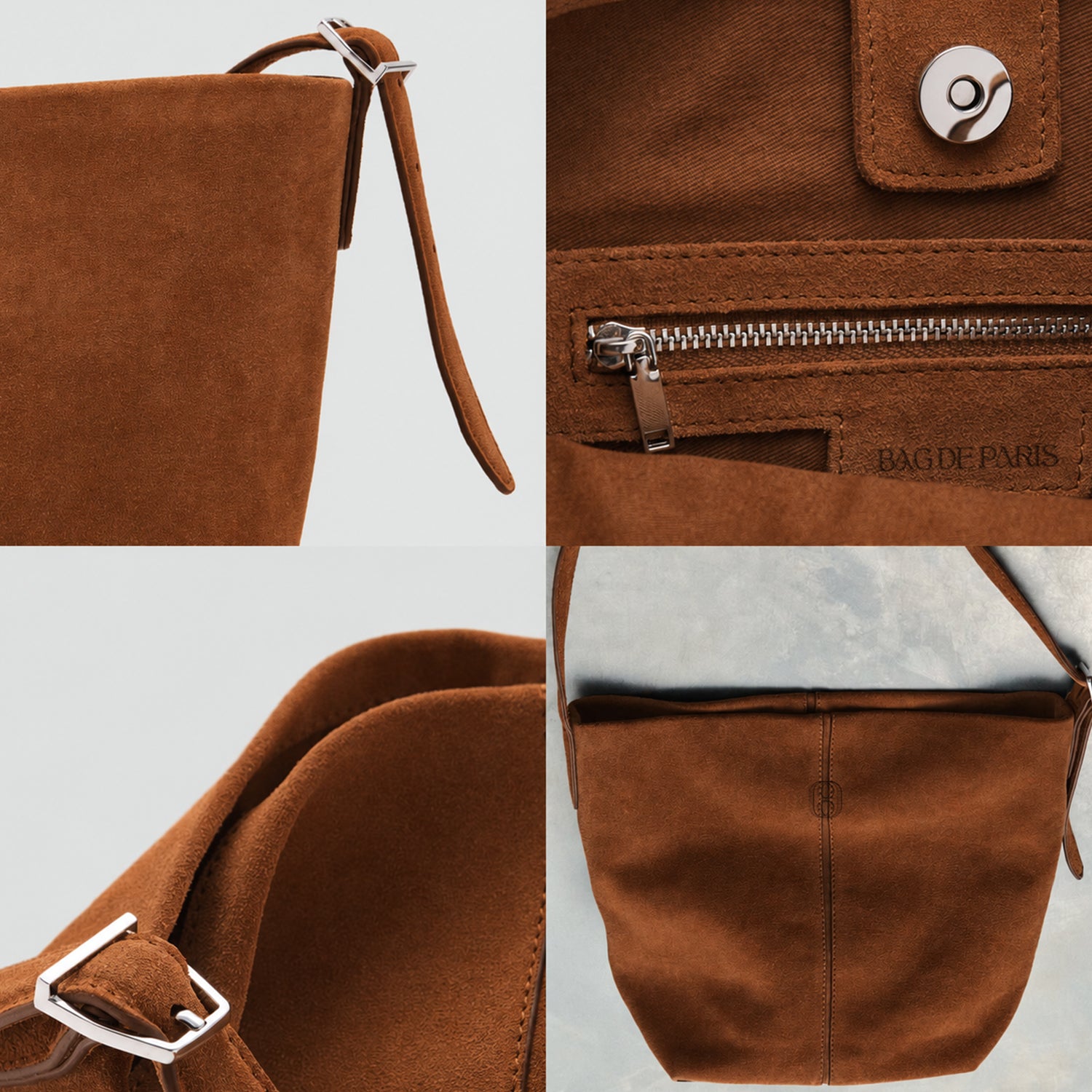 Lunéa Mini Suede Tote - 045B