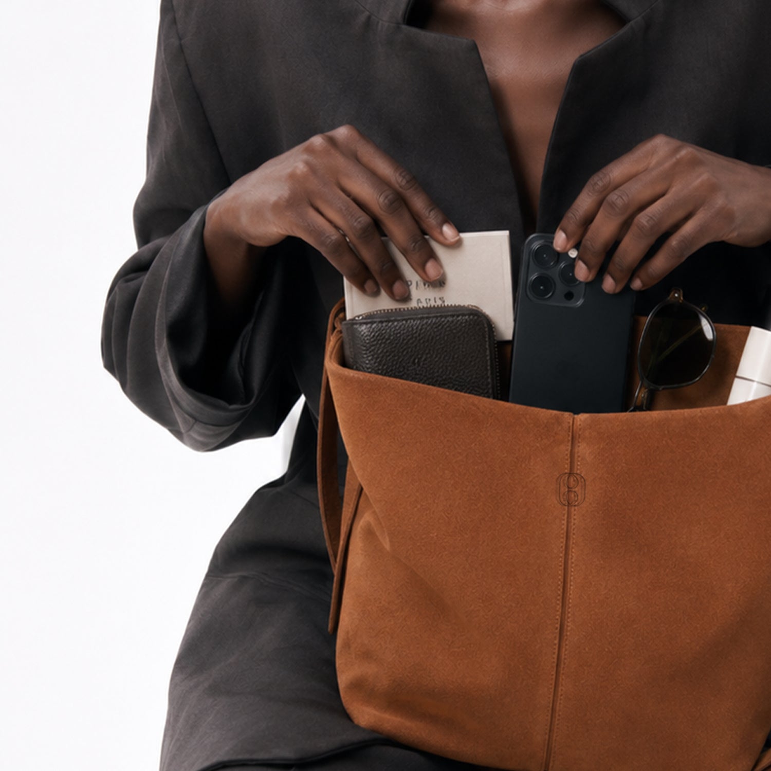 Lunéa Mini Suede Tote - 045B