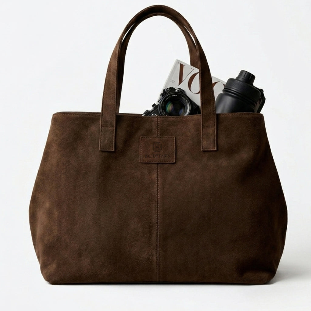 Nayla Grande Suede Tote - 033DB