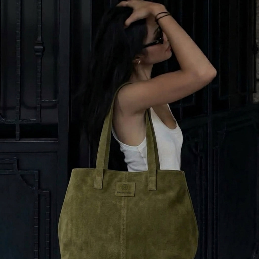 Nayla Grande Suede Tote - 034G