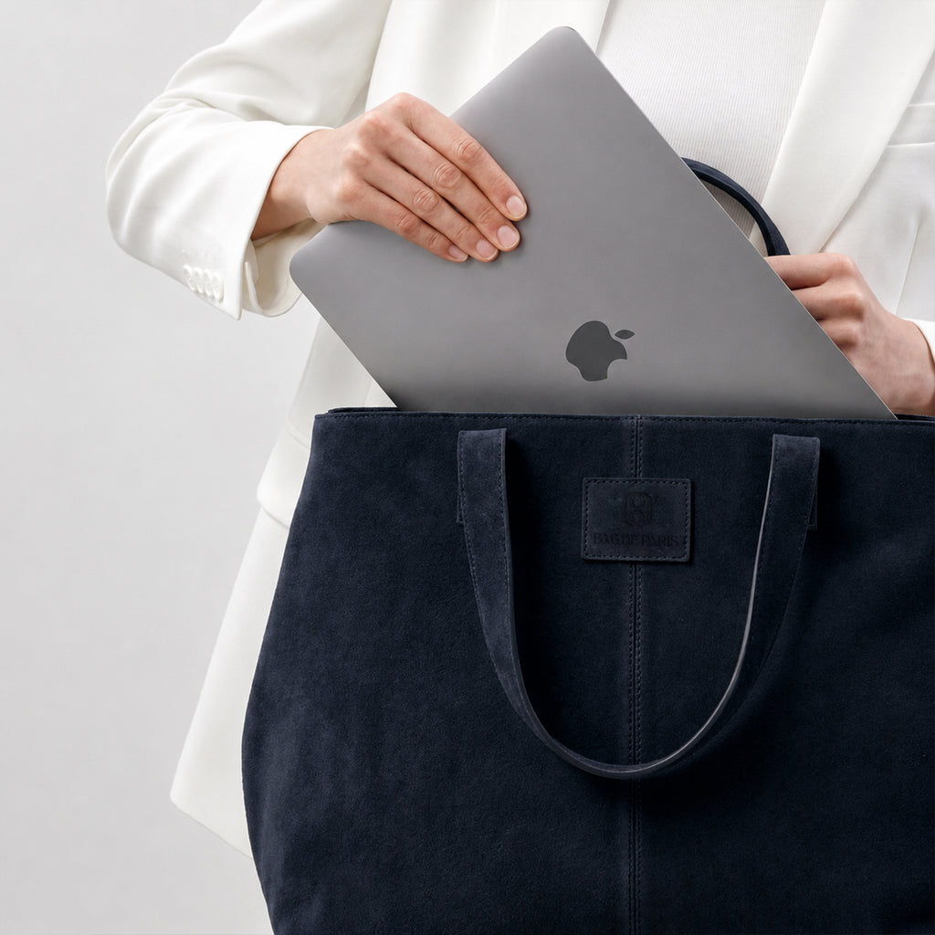 Nayla Grande Suede Tote - 031B