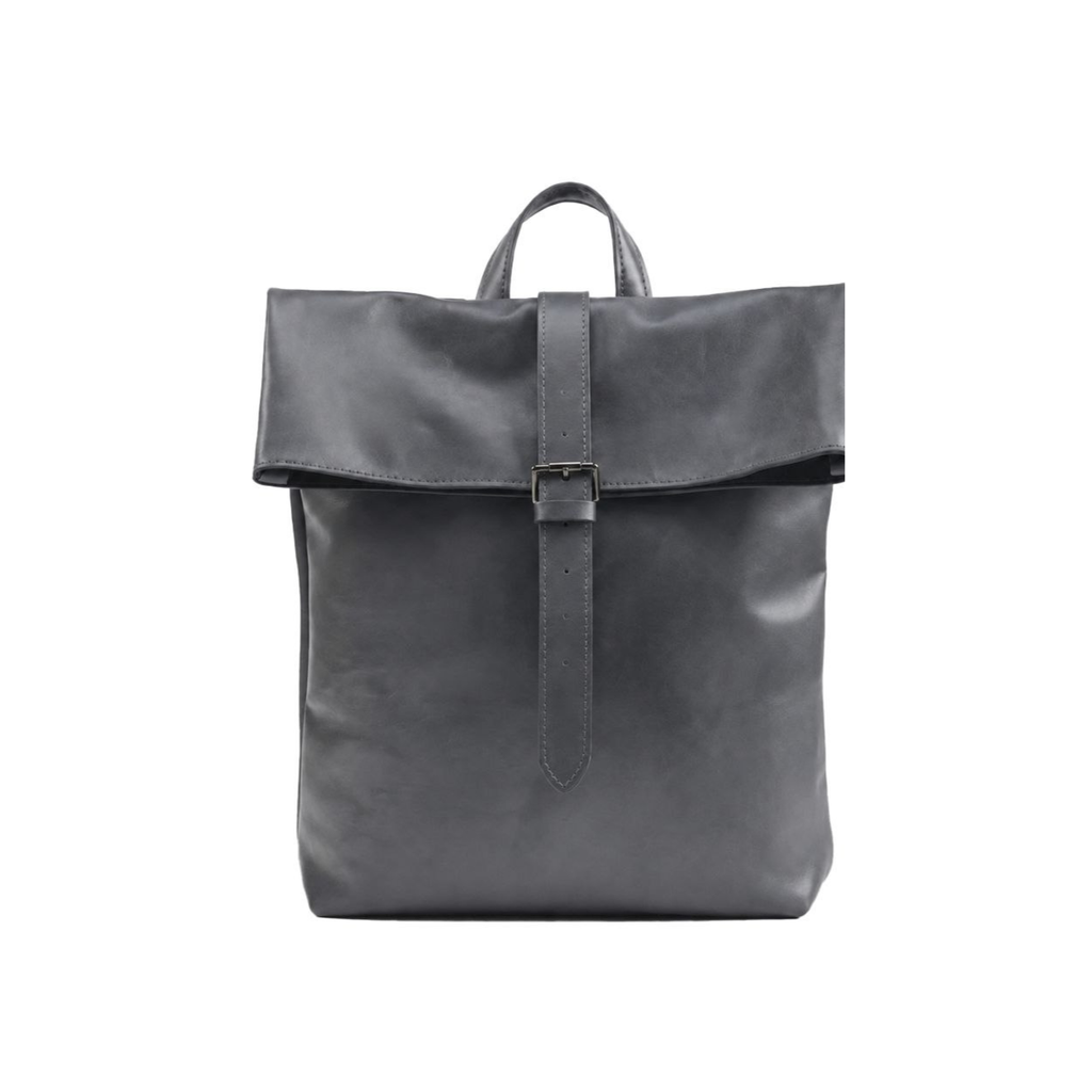 Alpha-en-cuir-gris