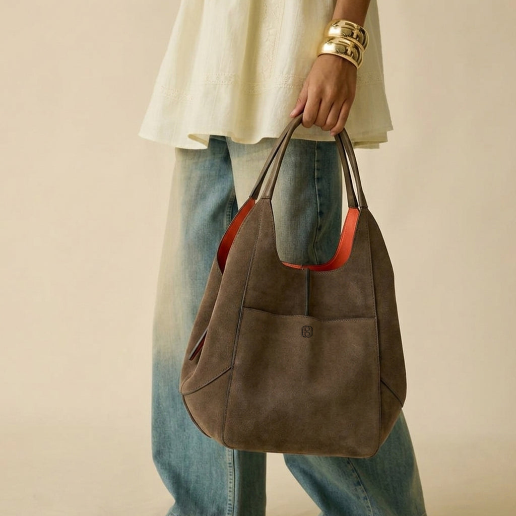 Amaya Suede Hobo - 014B