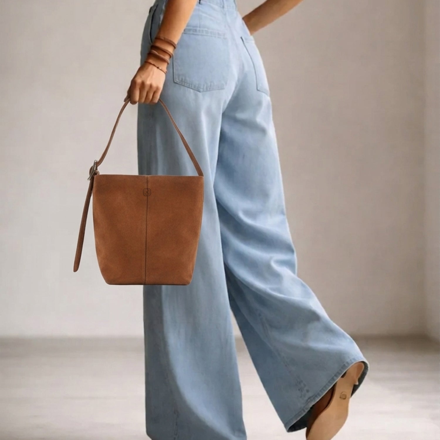 Lunéa Mini Suede Tote - 045B
