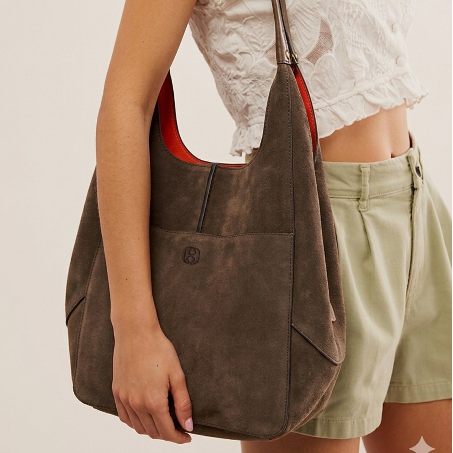 Amaya Suede Hobo - 014B