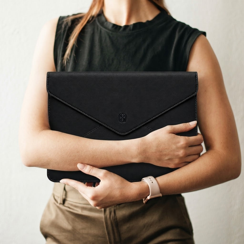 Lyra-en-cuir-noir-a-la-main