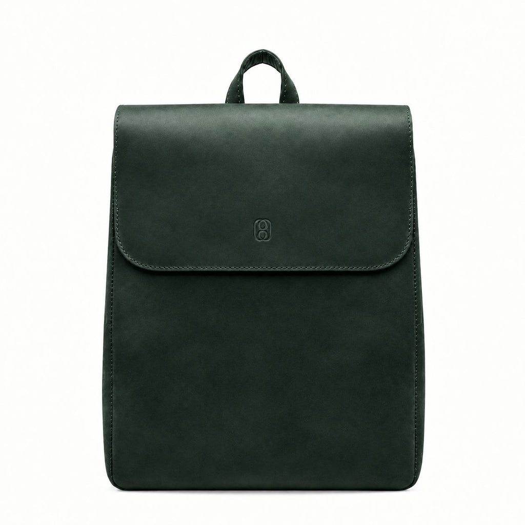 Omega-en-cuir-vert-fonce
