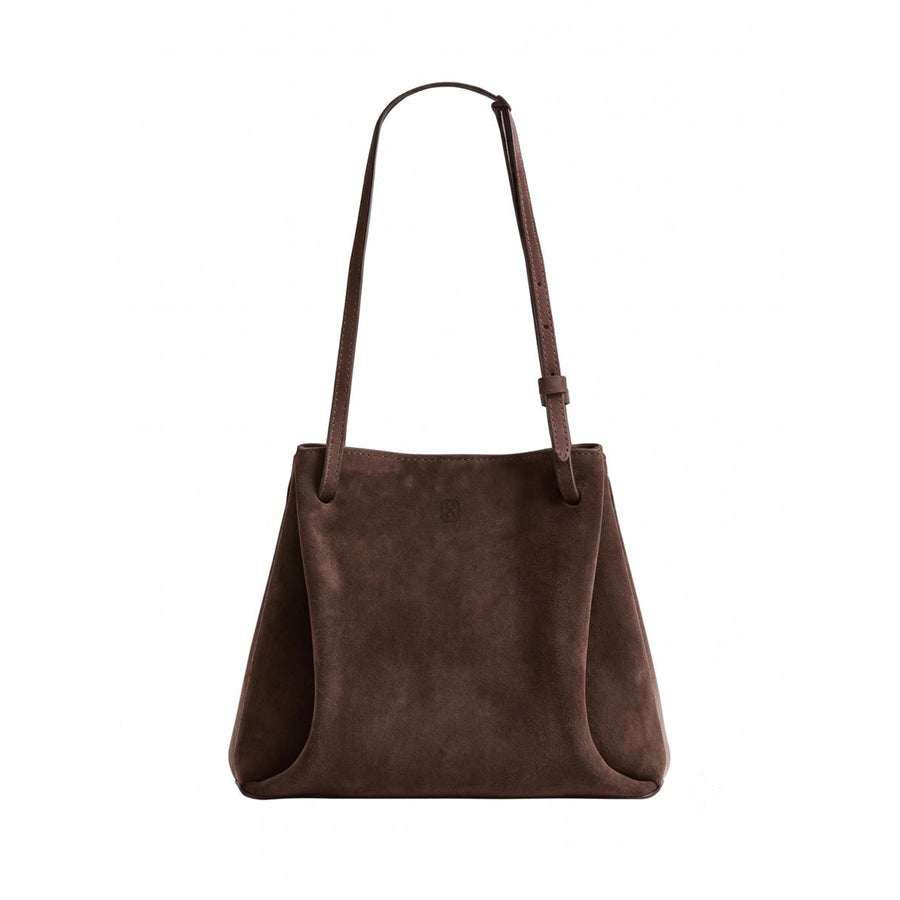 Essia Mini Suede Tote en cuir de veau suédé